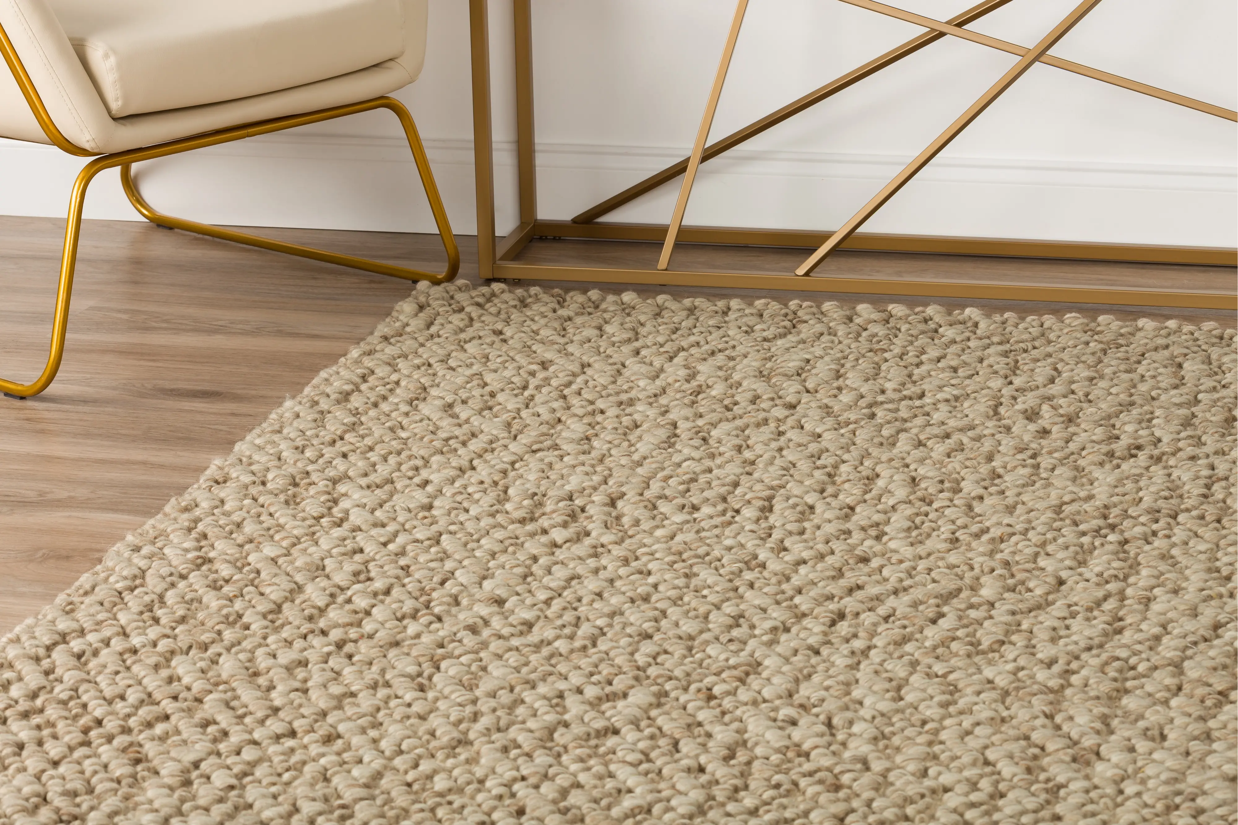 GR1LA8X10 Gorbea 8' x 10' Latte Wool Area Rug-4