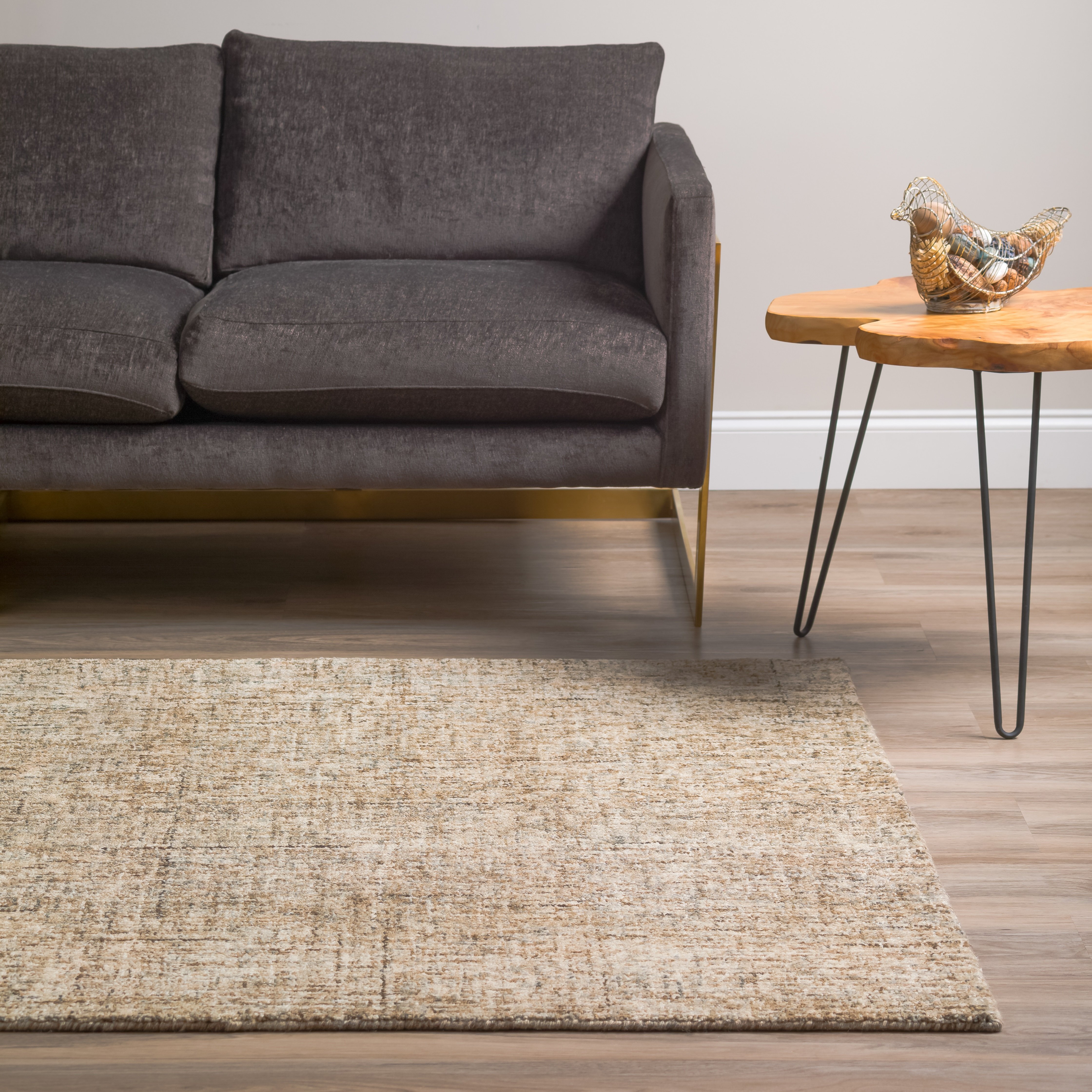 CS5CO5X8 Calisa 5 x 8 Coffee Area Rug-2