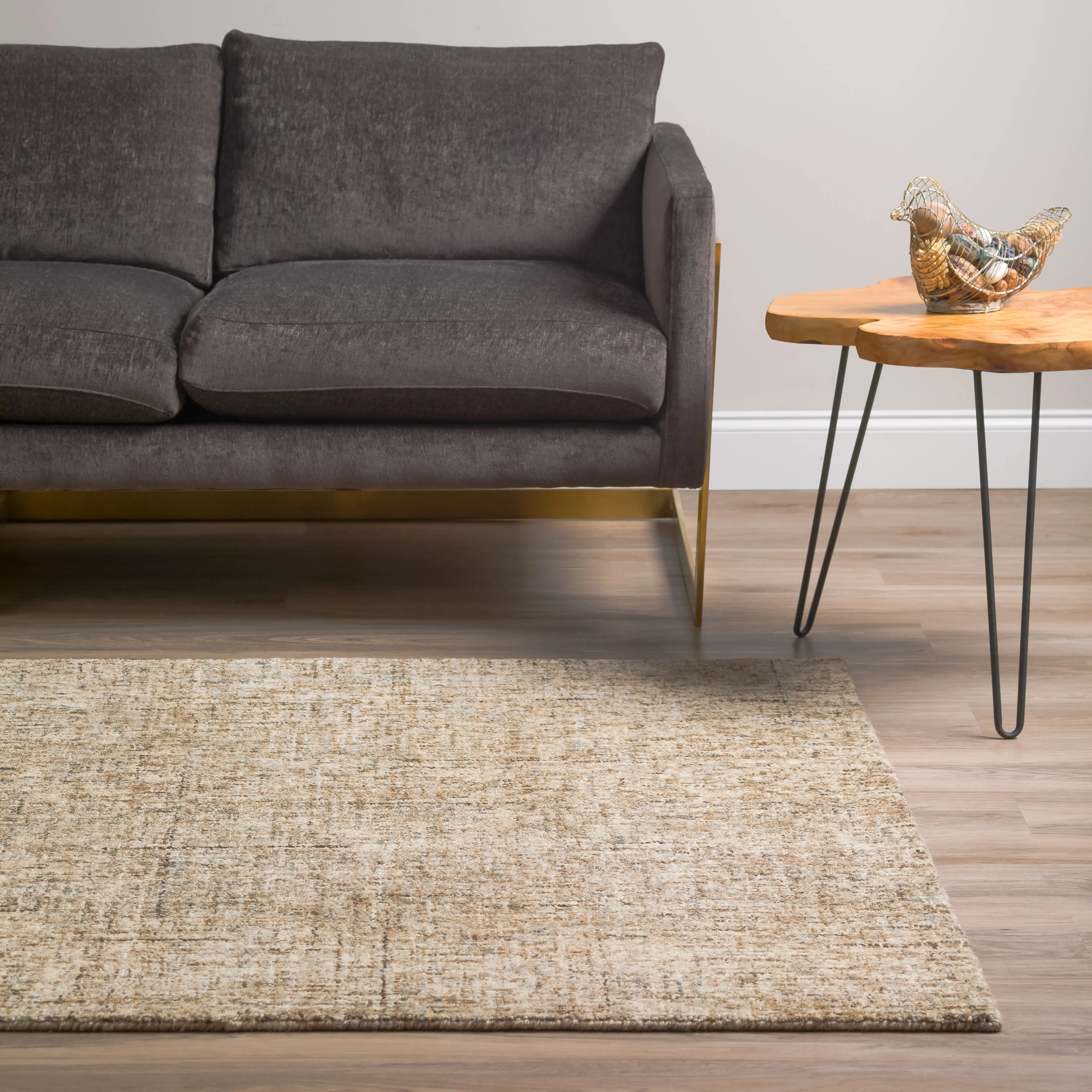 CS5CO5X8 Calisa 5 x 8 Coffee Area Rug-2
