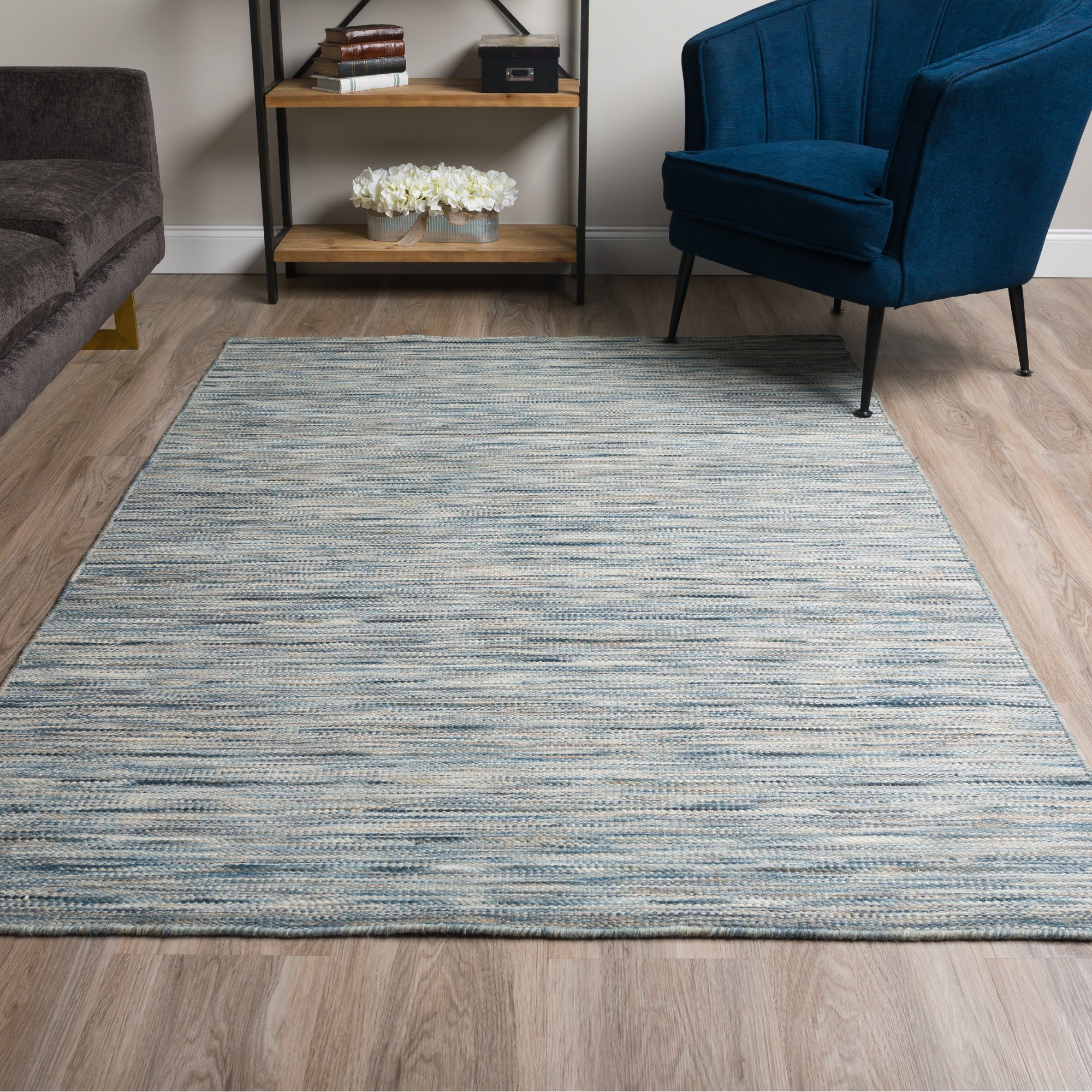 TA1NA5X8 Targon 5' x 8' Navy Area Rug-3
