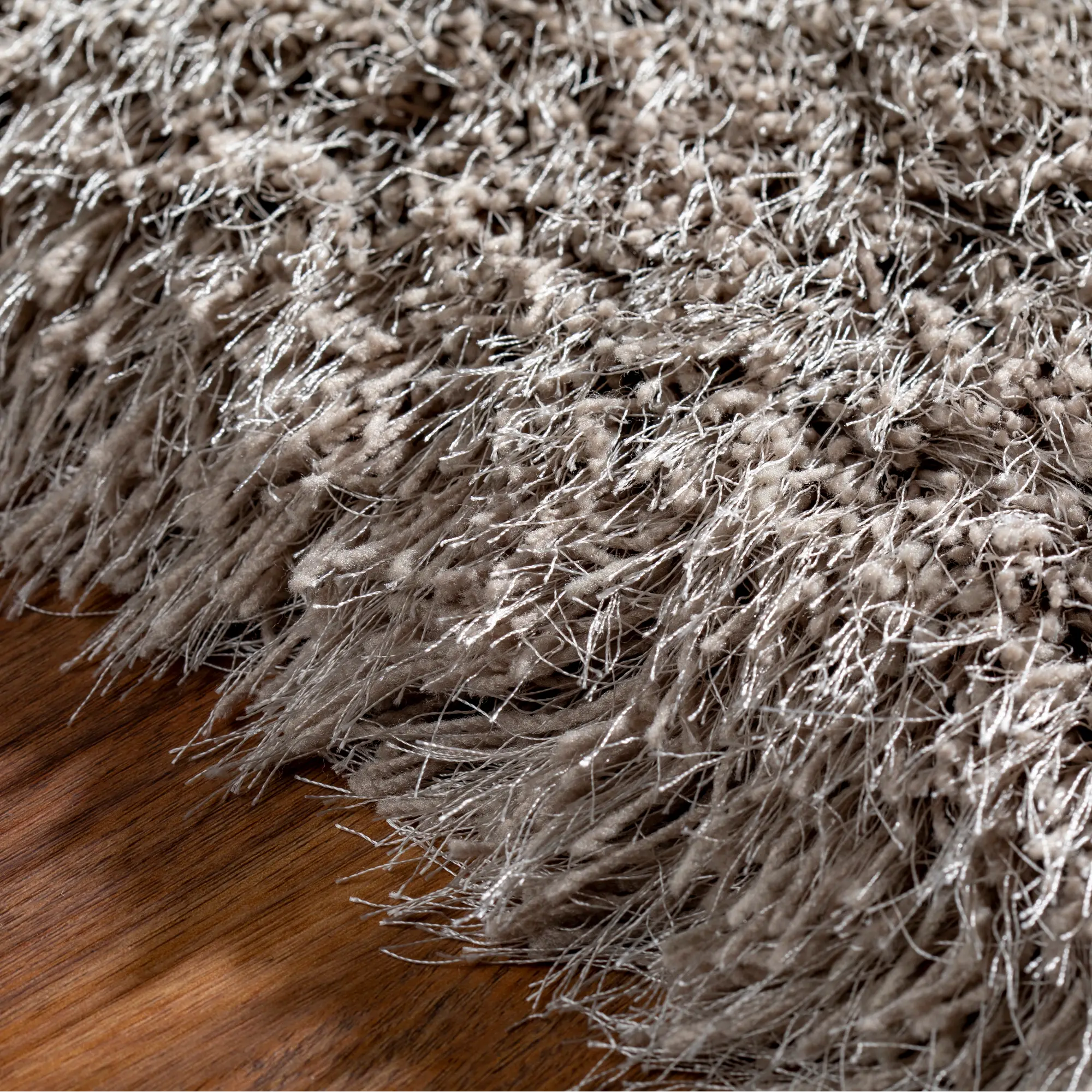 IA100MU5X8 Impact 5' x 8' Mushroom Brown Shag Rug-6