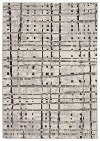 KM4GR5X7 Karma 5' x 8' Abstract Gray Area Rug