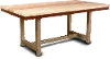 Clearance Spectrum Onyx and Gold Dining Room Table