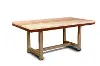 Spectrum Onyx and Gold Dining Room Table