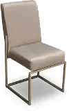 Spectrum Gold Velvet Dining Room Chair