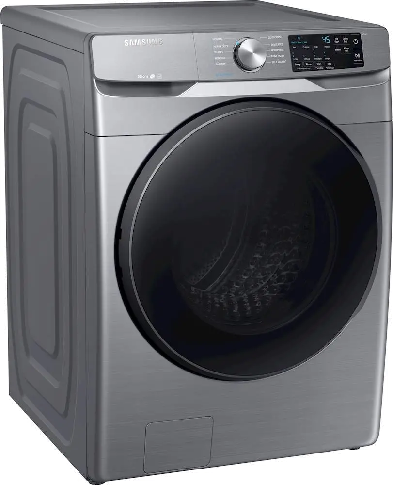WF45R6100AP Samsung 4.5 cu. ft. Front Load Washer with Steam - Platinum-2