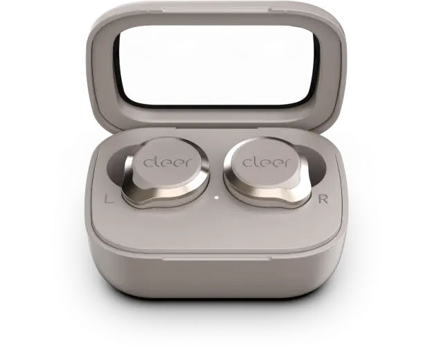ALLYPLUS2BTSTNUS Cleer Ally Plus II Noise Canceling Wireless Earbuds - Light Gray-3