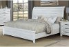Farmhouse White King Sleigh Bed - Maybelle