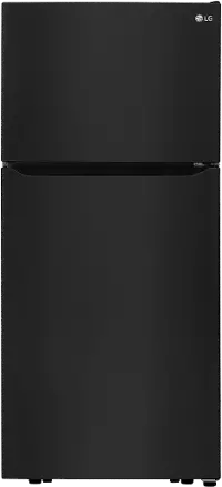LTCS20020B LG 20.2 cu ft Top Freezer Refrigerator - 30 W Black