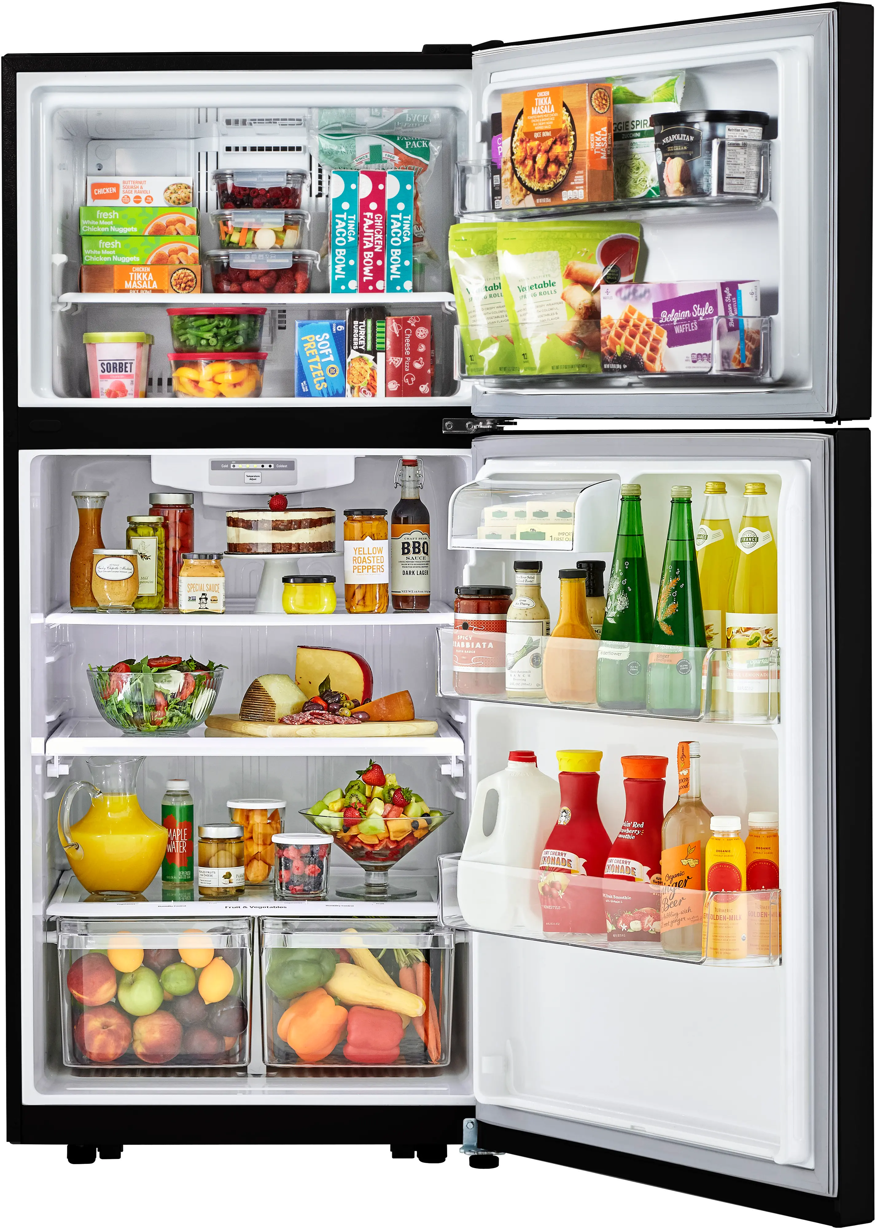 LTCS20020B LG 20.2 cu ft Top Freezer Refrigerator - 30 W Black-2
