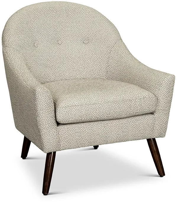 Modern Light Gray Upholstered Accent Chair - Carly-2