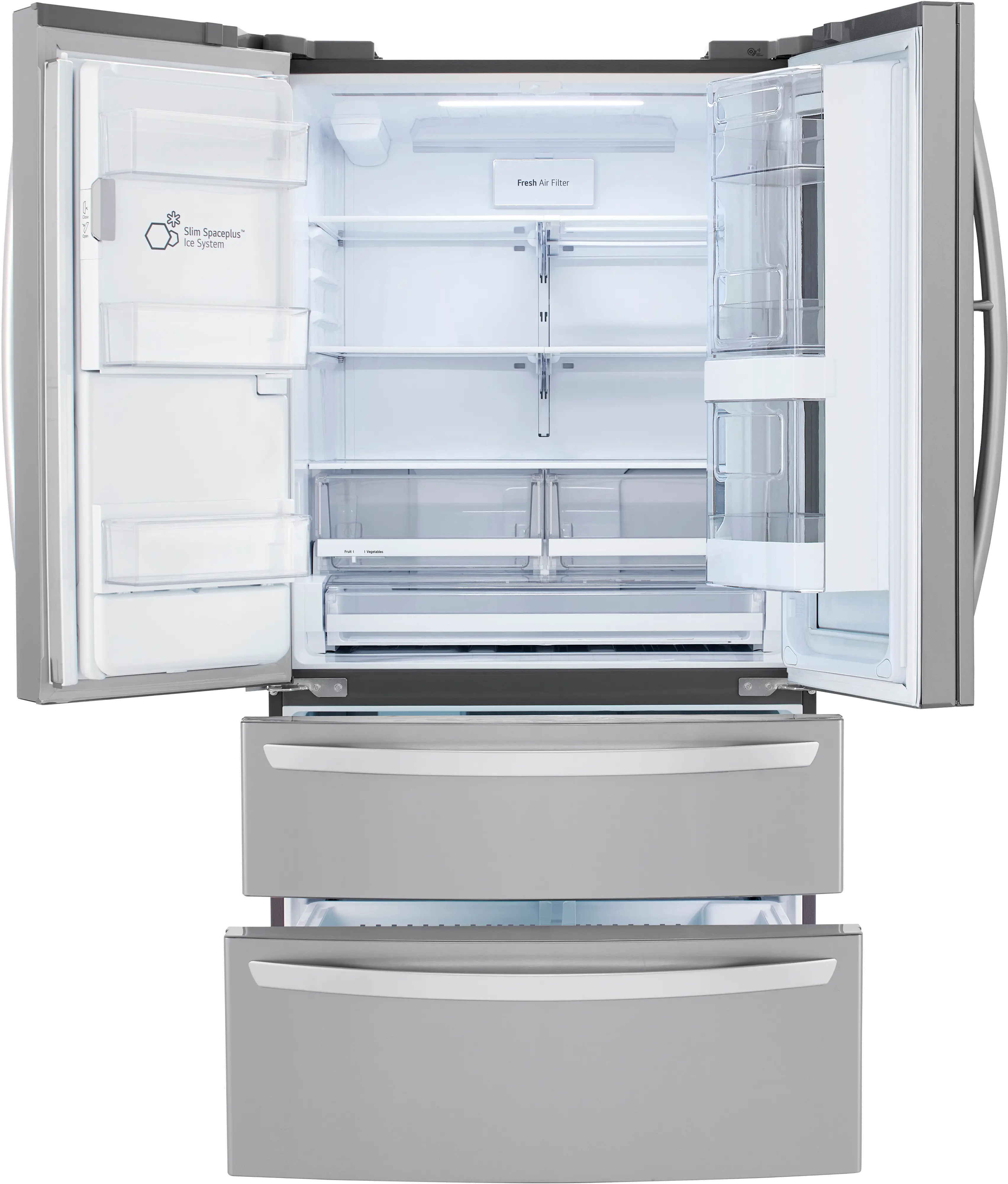 LRMVS2806S LG 28 cu ft 4 Door Refrigerator - Stainless Steel-12
