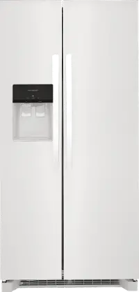 FRSS2323AW Frigidaire 22.3 cu ft Side by Side Refrigerator - 33 W White