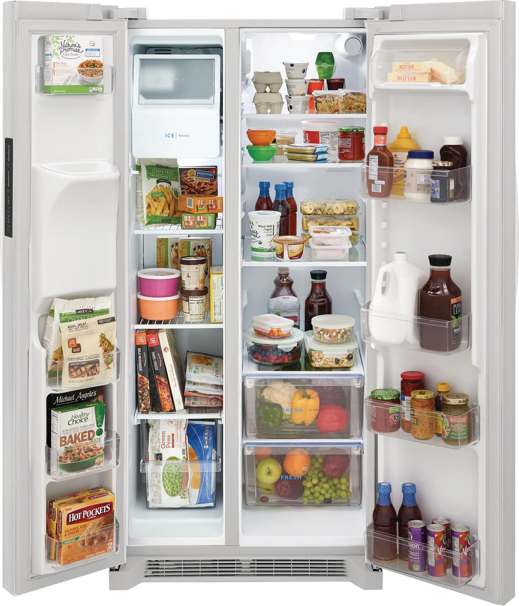 FRSS2323AW Frigidaire 22.3 cu ft Side by Side Refrigerator - 33 W White-2