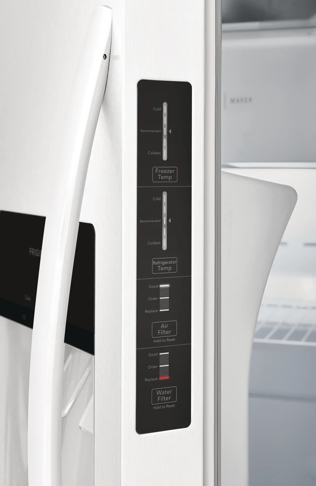 FRSS2323AW Frigidaire 22.3 cu ft Side by Side Refrigerator - 33 W White-5