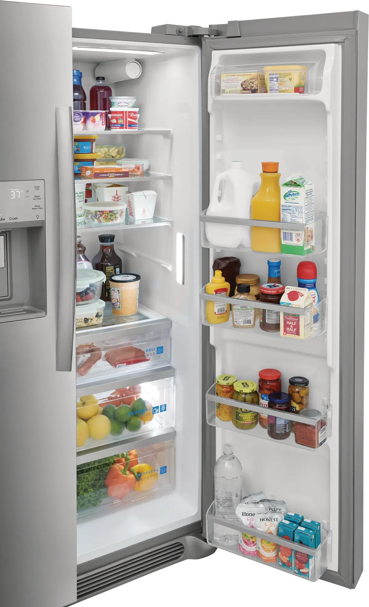 GRSS2652AF Frigidaire Gallery 25.6 cu ft Side by Side Refrigerator - Stainless Steel-3