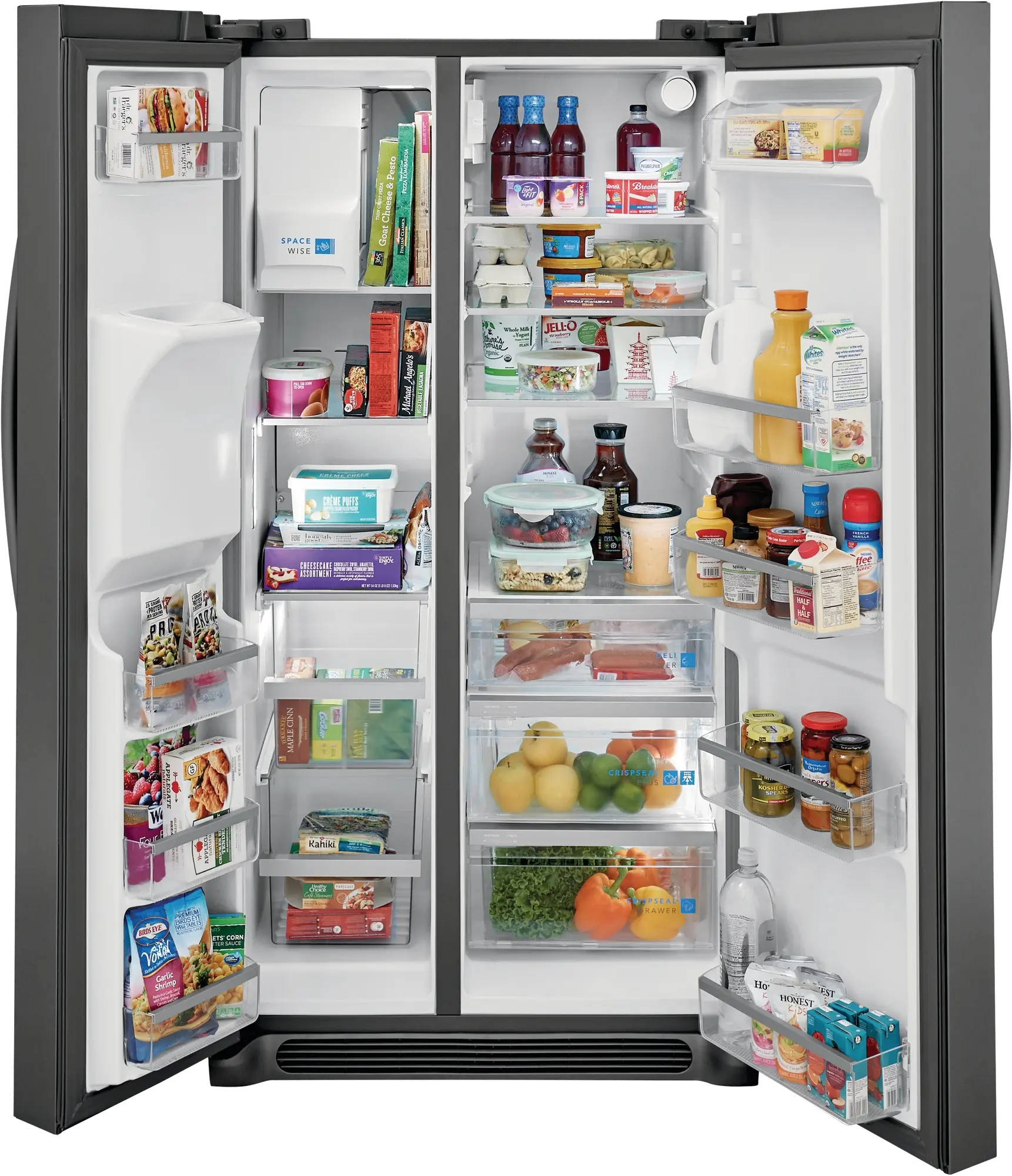GRSS2652AD Frigidaire Gallery 25.6 cu ft Side by Side Refrigerator - Black Stainless Steel-2