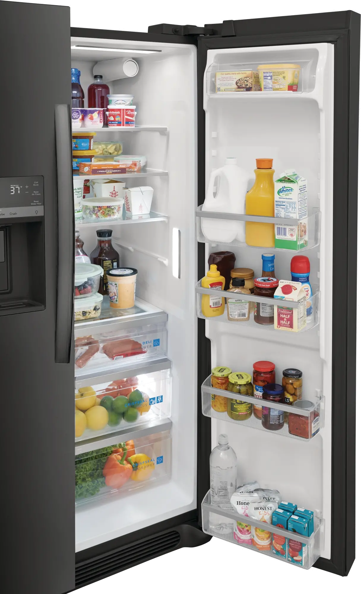 GRSS2652AD Frigidaire Gallery 25.6 cu ft Side by Side Refrigerator - Black Stainless Steel-5