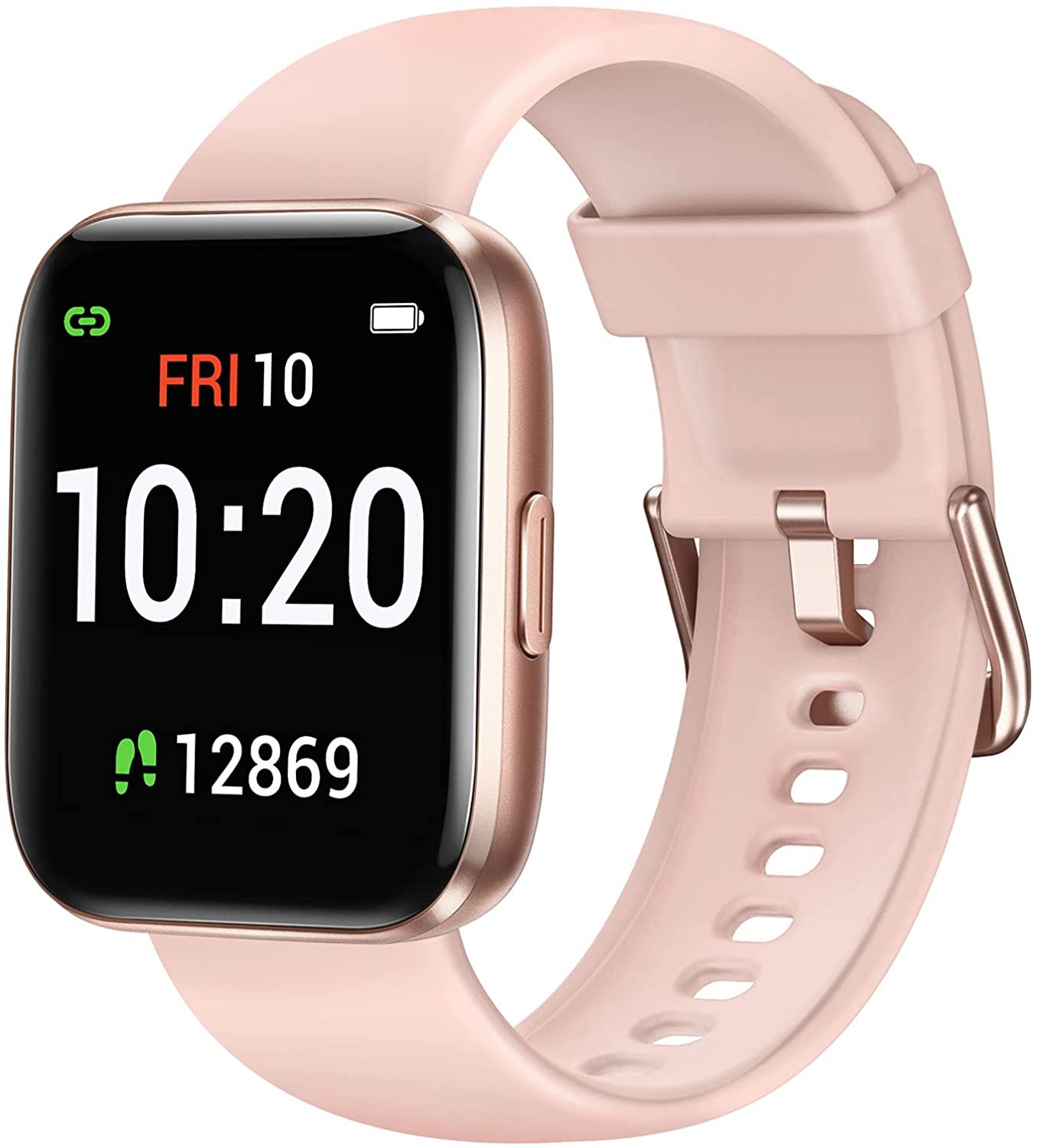 Letsfit IW1 Fitness Tracker Smartwatch - Pink-1
