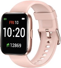 Letsfit IW1 Fitness Tracker Smartwatch - Pink