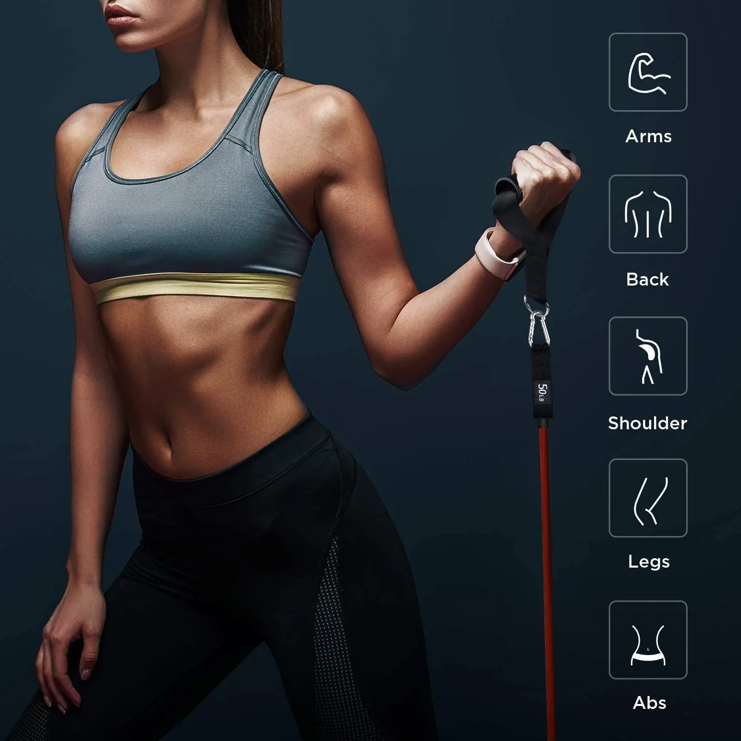 Letsfit Resistance Bands Set-4