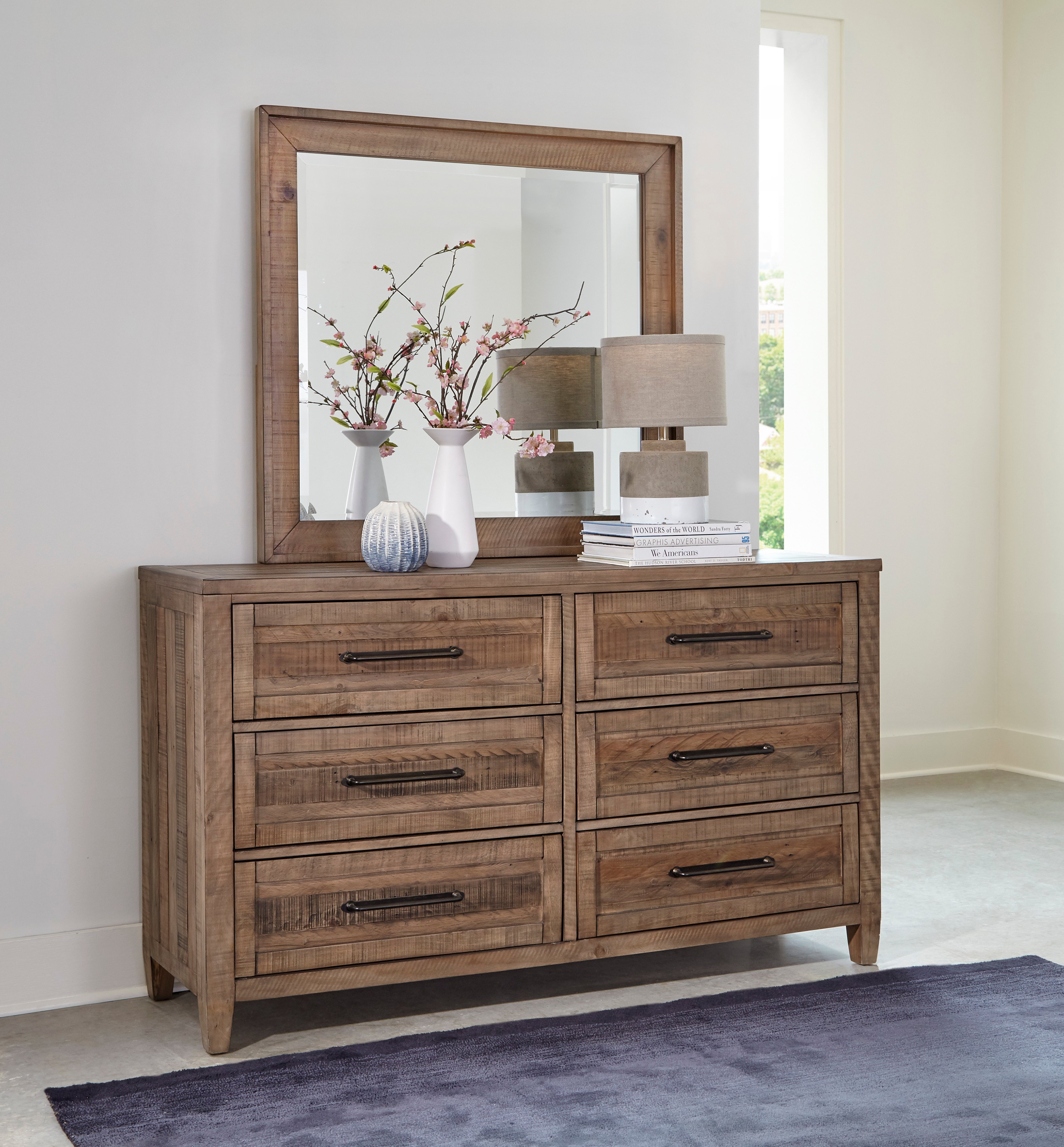 Hollow Hills Rustic Farmhouse Reclaimed Pine Dresser-3