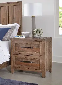 Hollow Hills Rustic Farmhouse Reclaimed Pine Nightstand