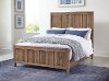 Farmhouse Reclaimed Pine Queen Bed - Hollow Hills