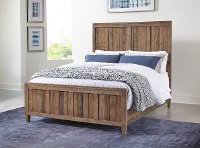 Hollow Hills Farmhouse Reclaimed Pine Queen Bed
