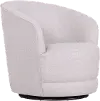 Broderick Hemp Swivel Chair with LiveSmart Fabric