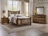 Classic Brown 4 Piece Queen Bedroom Set - Maple Road