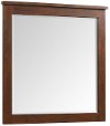 La Jolla Contemporary Walnut Brown Mirror