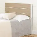 13206 Contemporary White and Elm Full Headboard - South Shore