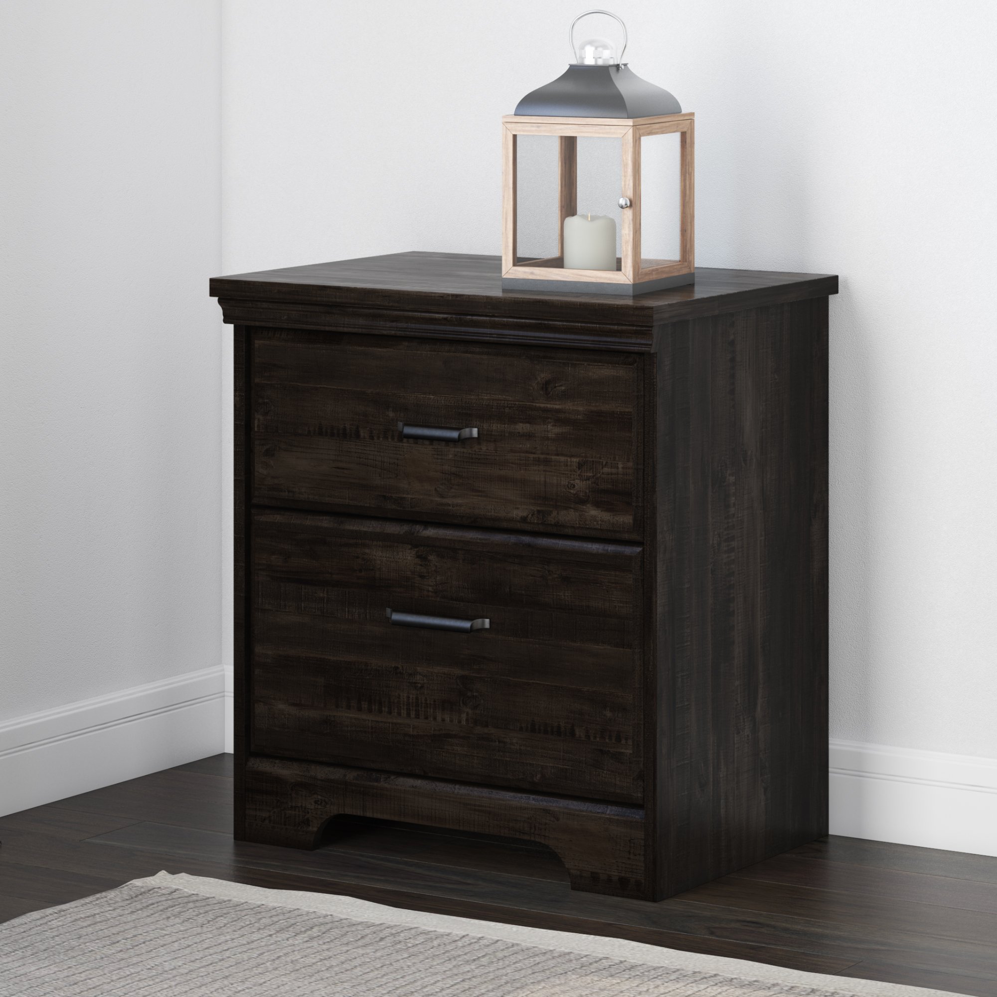13113 Classic Rubbed Black Nightstand - Versa-1