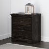 13113 Versa Classic Rubbed Black Nightstand