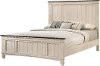 Farmhouse Antique Chalk White Queen Bed - Sawyer