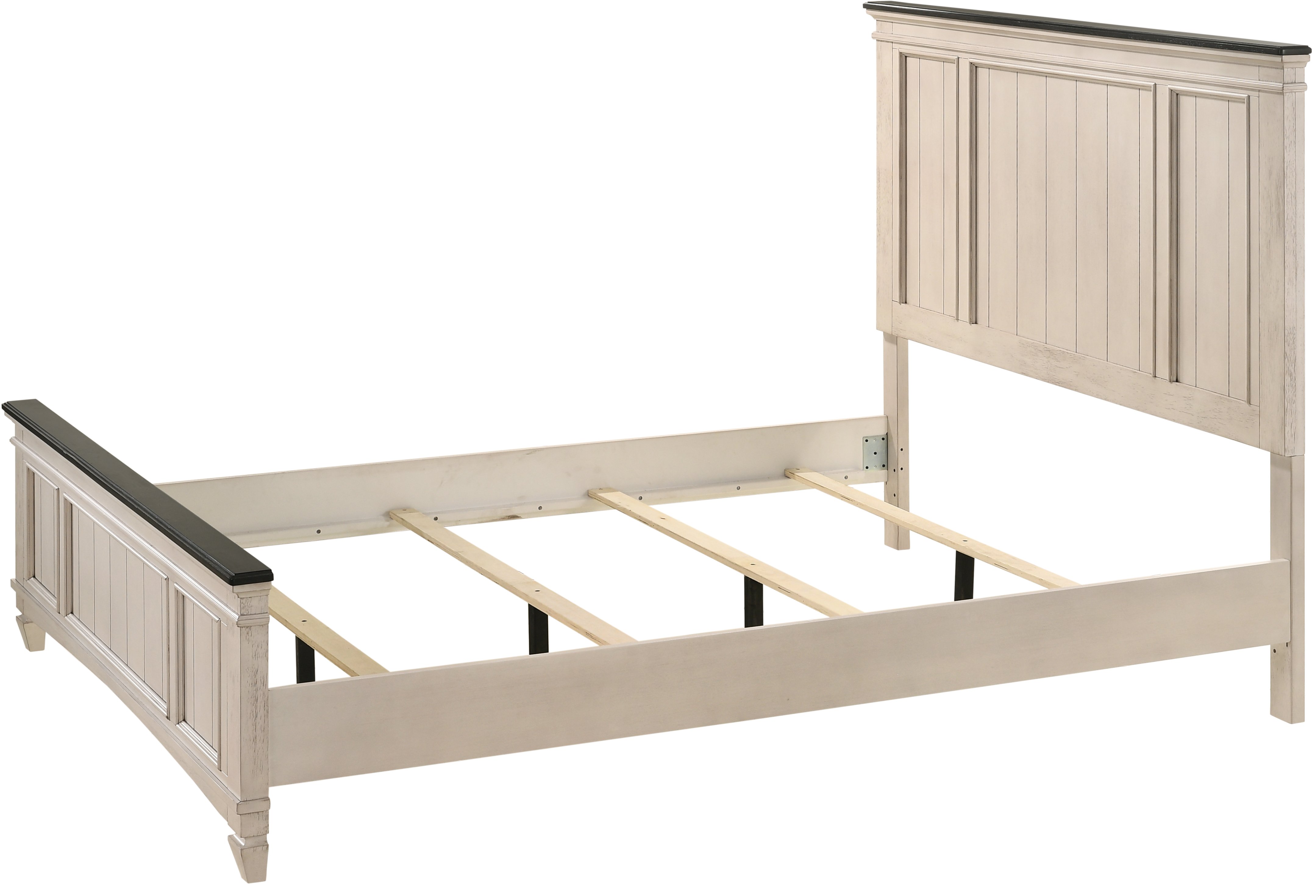 Farmhouse Antique Chalk White Queen Bed - Sawyer-2