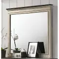 Farmhouse Antique Chalk White Mirror - Sawyer