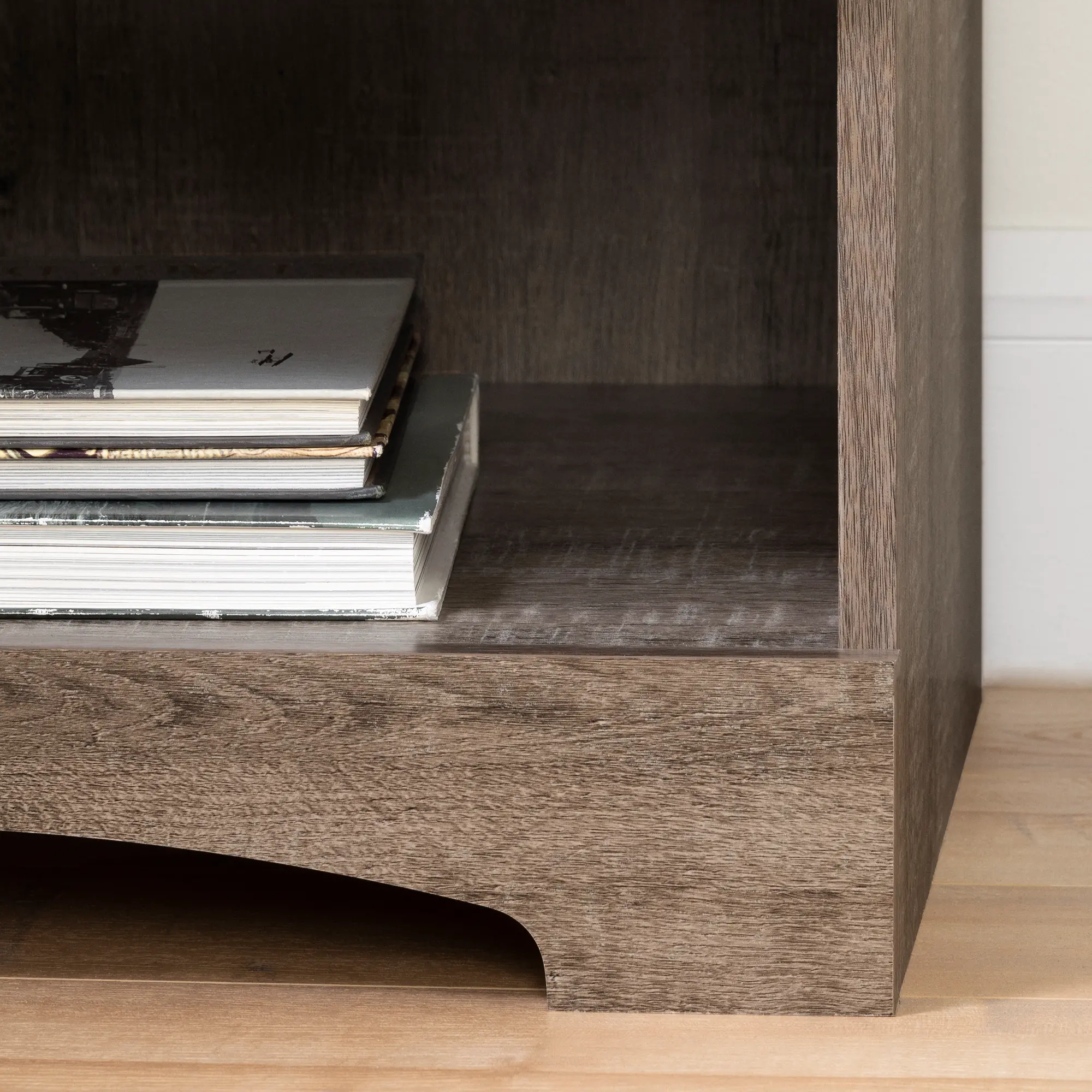 13116 Step One Weathered Oak 1-Drawer Nightstand-2