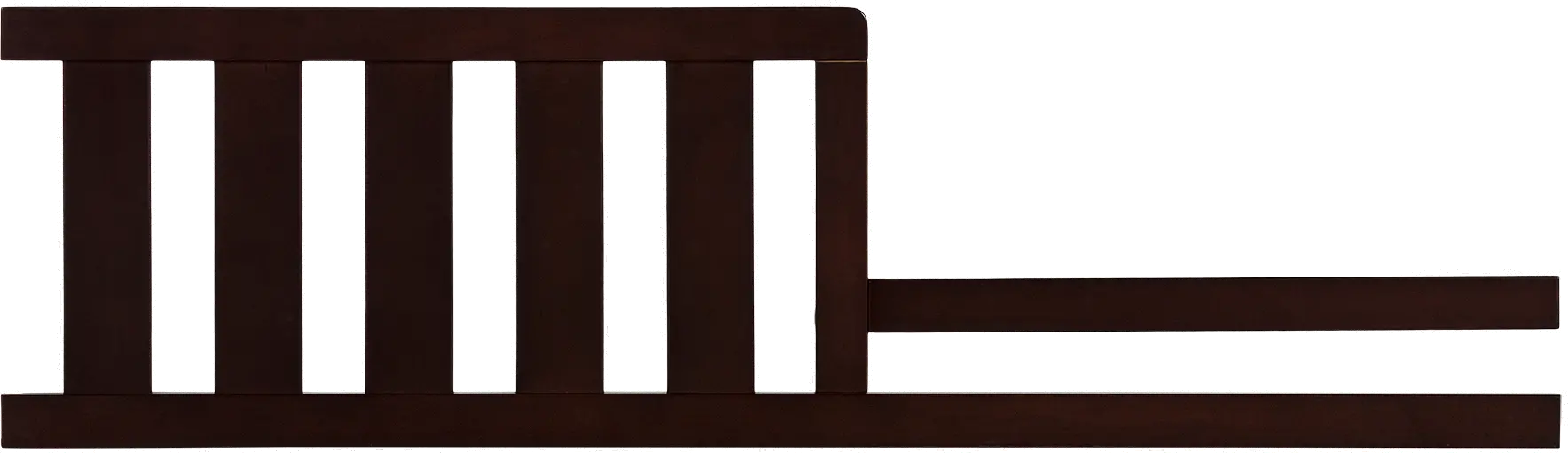 12531 Espresso Brown Toddler Rail for Crib - Angel-1