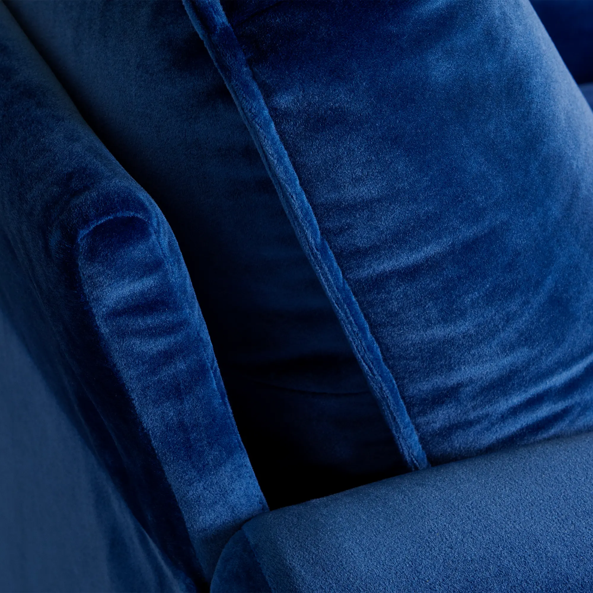 13055 Modern Dark Blue Loveseat - Live-It Cozy-5