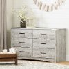 12995 Helson Seaside Pine 6-Drawer Dresser