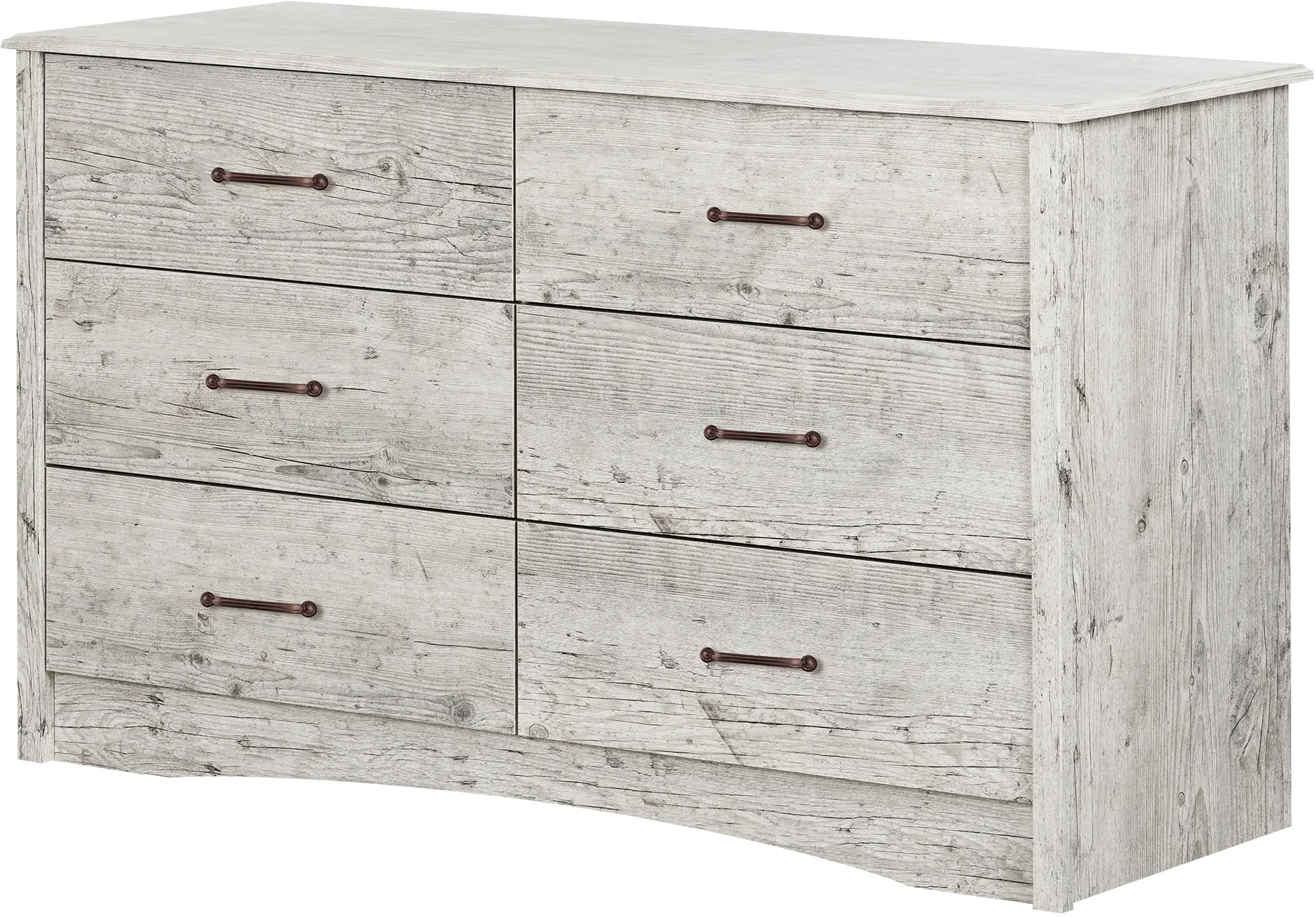 12995 Helson Seaside Pine 6-Drawer Dresser-5