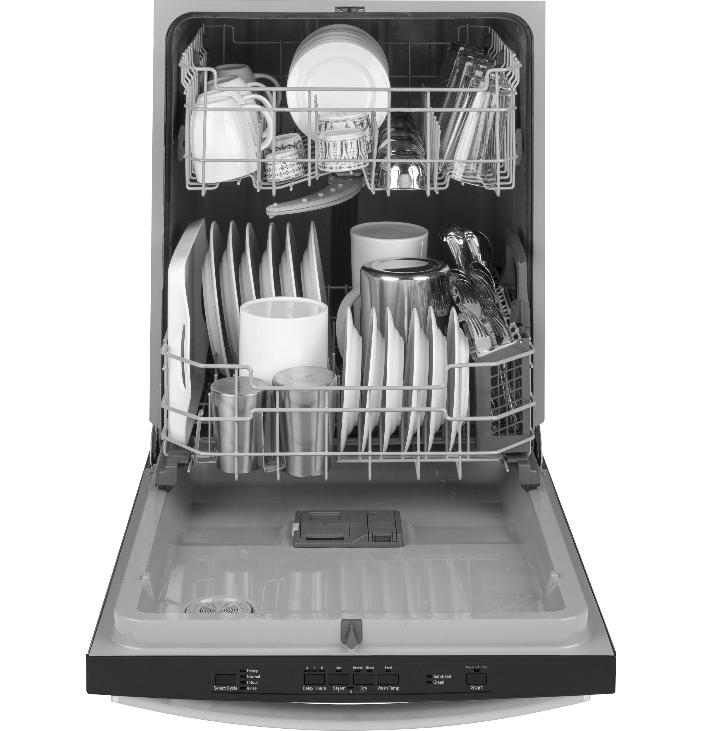 GDT535PSMSS GE Dishwasher with Sanitize Cycle - Stainless Steel, 24 Inch-4