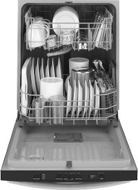 GDT535PSMSS GE Dishwasher with Sanitize Cycle - Stainless Steel, 24 Inch-4