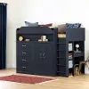 13707 Ulysses Blueberry Twin Loft Bed with Desk - South Shore