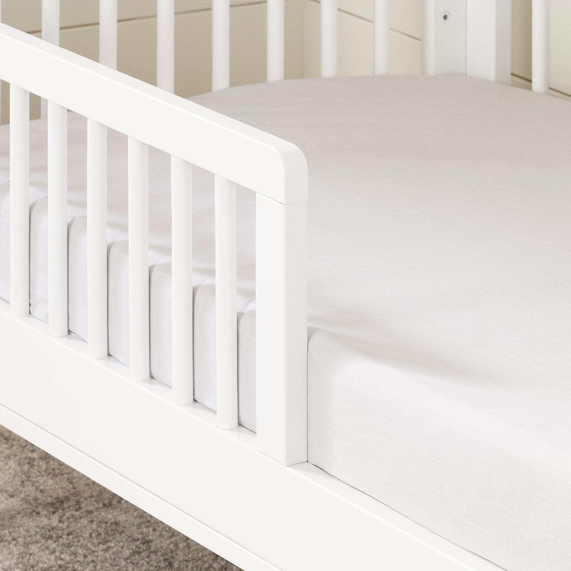 12977 Modern White Toddler Bed Rail - Balka-2