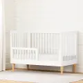 12977 Modern White Toddler Bed Rail - South Shore