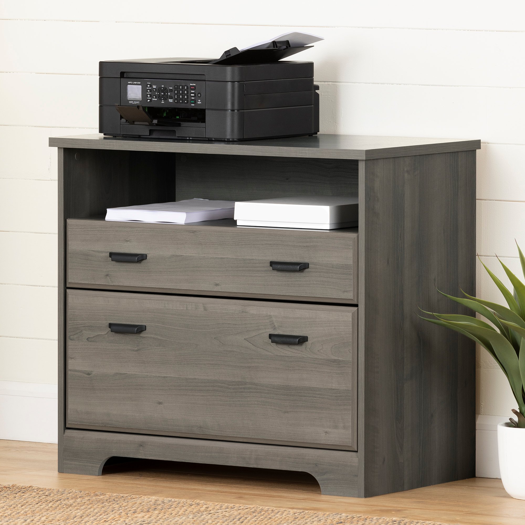 13101 Gray Maple 2-Drawer File Cabinet - Versa-1
