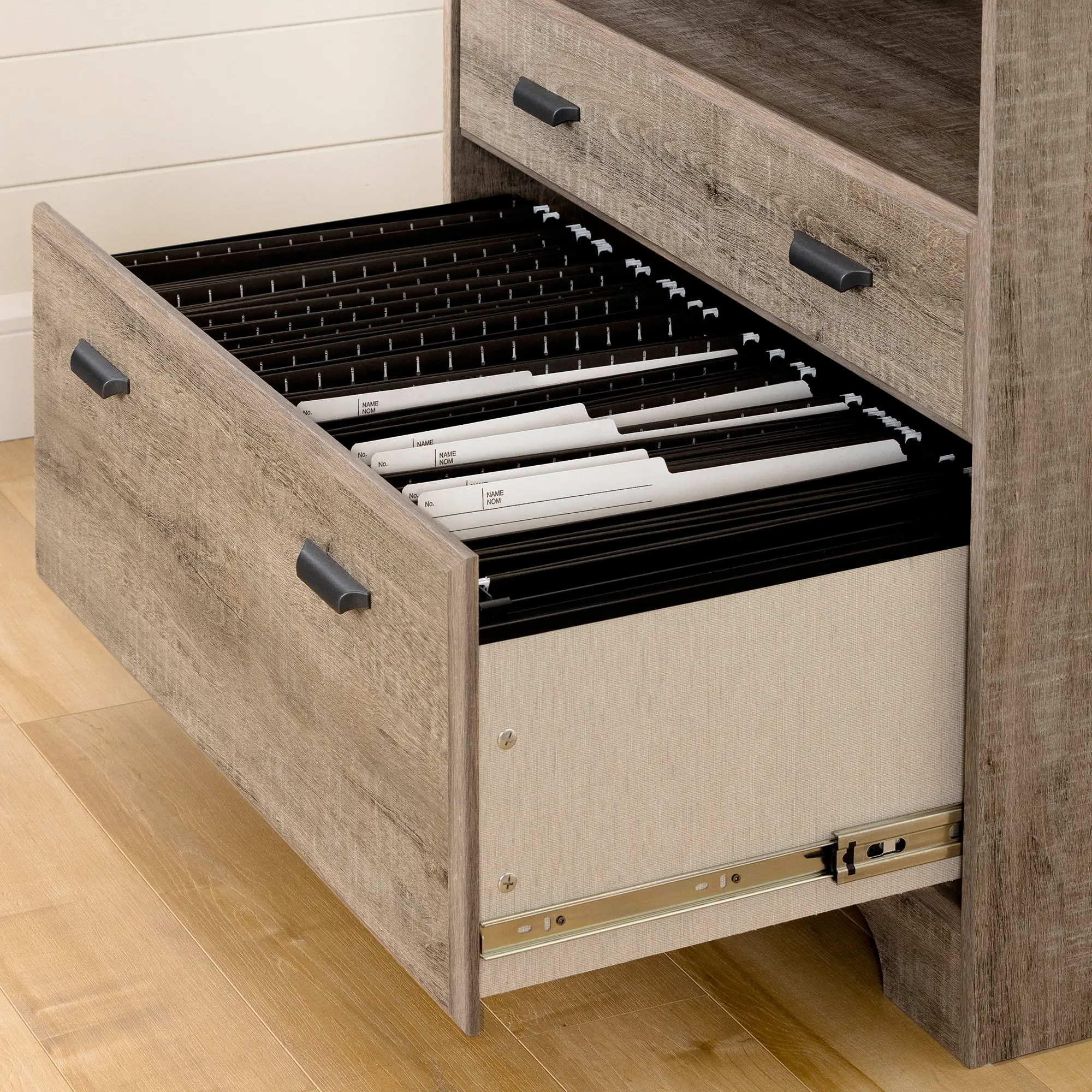 13102 Versa Weathered Oak 2-Drawer File Cabinet-3